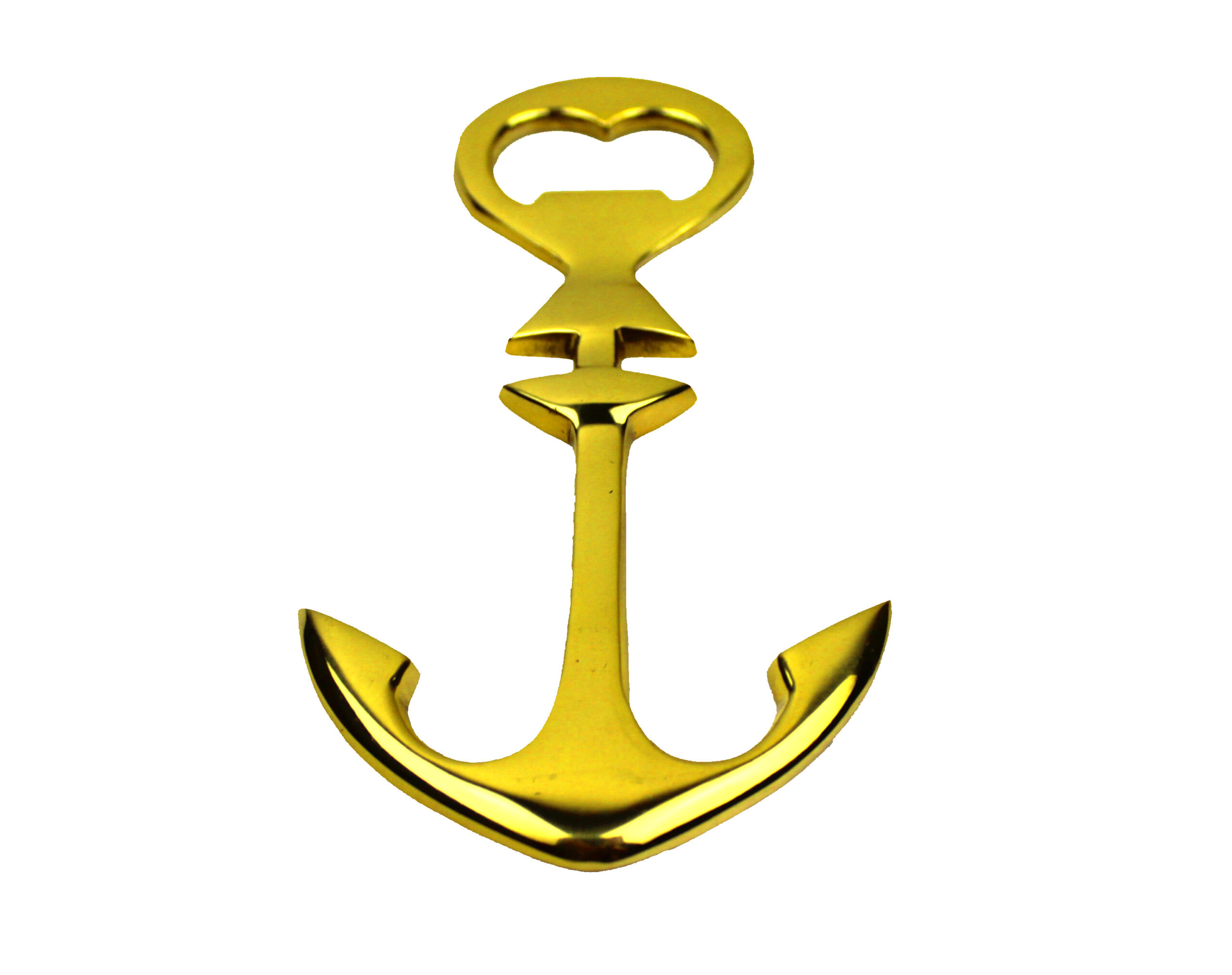 SE272_IMG_0052-5.25L-Solid-Brass-Anchor-Bottle-Opener-with-Lacquer-Finish 5.25"L Solid Brass Anchor Bottle Opener with Lacquer Finish - Image 1