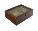 11"L Wooden Pirate Shadowbox Top Storage Box - Image 2