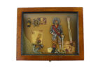 11"L Wooden Pirate Shadowbox Top Storage Box - Image 3