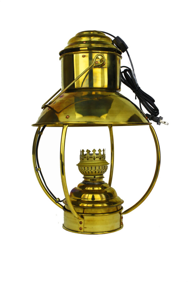 16.5"H Hanging Electric Lamp