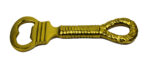 Solid Brass Sailor's Knot Bottle Opener with Lacquer Finish