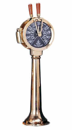 se413-standing-brass-telegraph 14"h Brass Telegraph Nautical Tropical Home Decor - Image 1