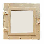 SE430 -11.5%22 Square Porthole Window BP-700 11.5-inch Square Porthole Window with Metallic Finish - Image 1