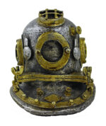 6.5”H Polystone Diving Helmet Coin Bank - Image 2