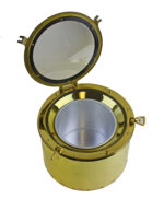 11.5"Dia Solid Brass Porthole Ice Bucket - Image 2