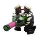 Double Sailors Nose to Nose Bottle Holder 7.5"H