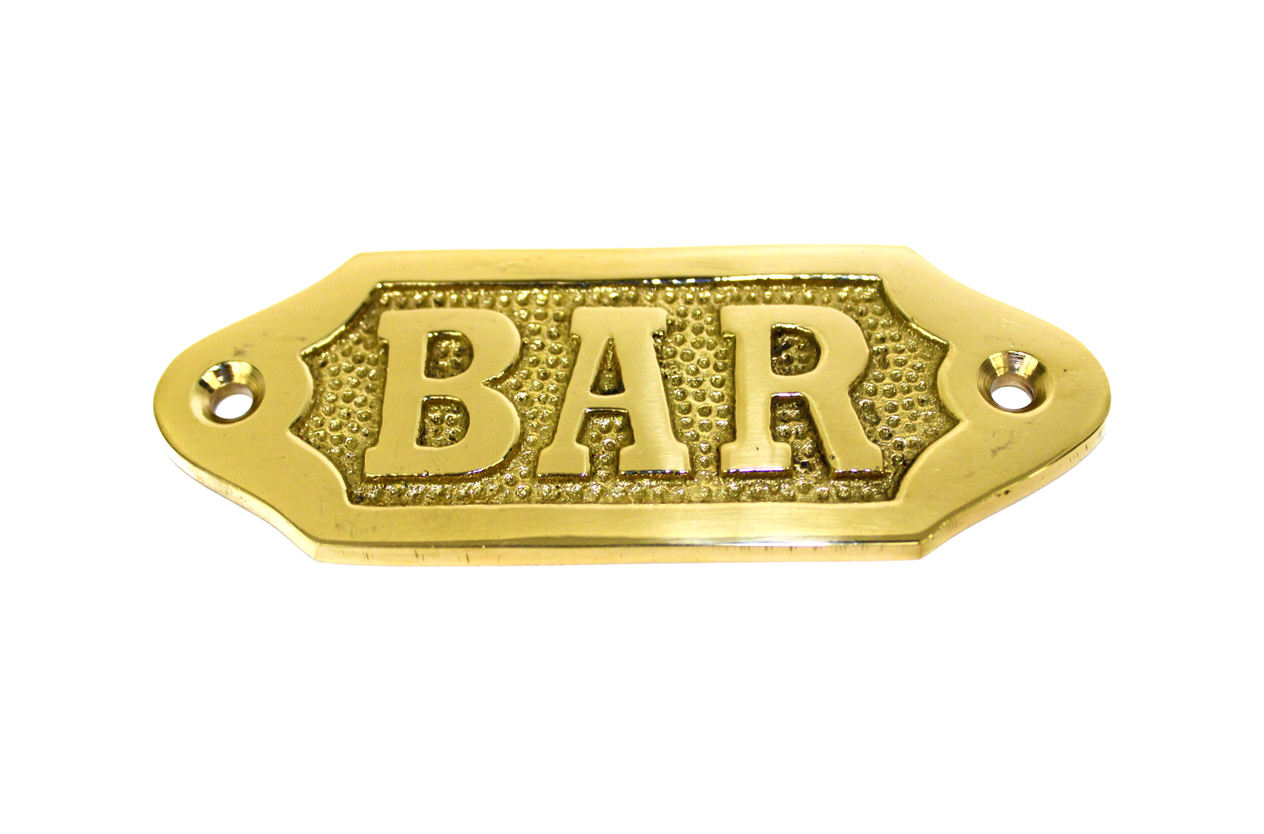 SE961_IMG_7530-Bar-Plaque-Solid-Brass-3-Wall-Decor Bar Plaque Solid Brass 3" Wall Decor - Image 1