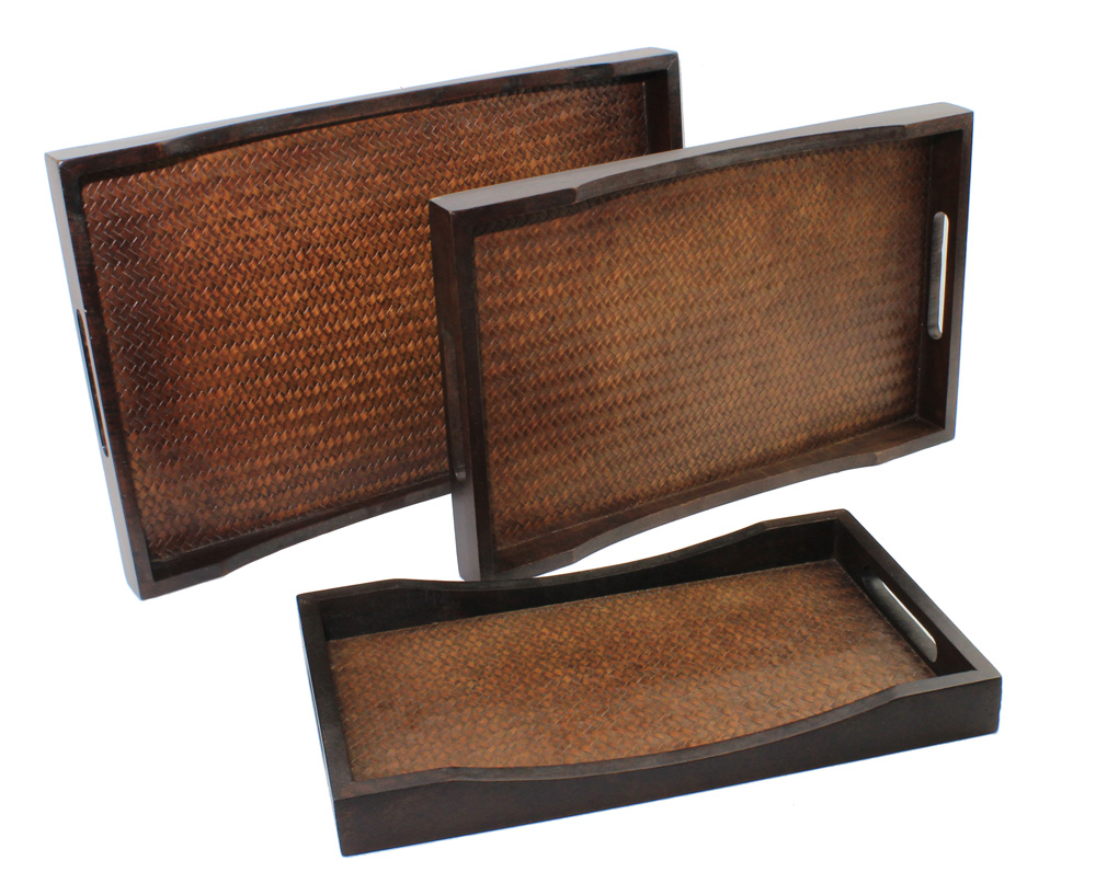 SR014-bamboo--serving-trays-set-of-3 Set of 3 Bamboo Serving Trays - Image 1