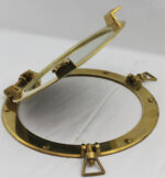 10.25”Dia Solid Brass Porthole Mirror - Image 2