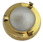 11"Dia Solid Brass Porthole Electric Light
