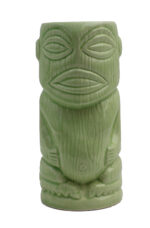 Squatting Green Tiki Mug 21oz