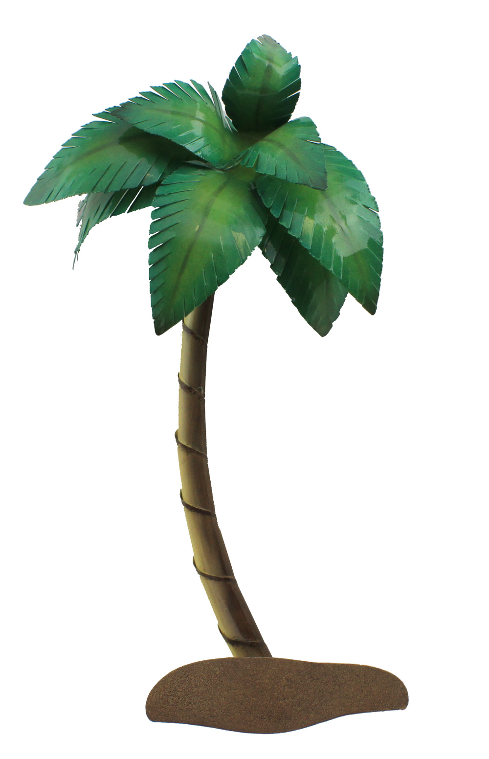 TI183-single-palm-tree-metal-wall-art Metal Palm Tree Wall Art 22"H - Image 1