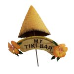 17"H Metal My Tiki Bar Wall Sign