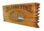 15.25"L Wooden Island Time Wall Sign - Image 3