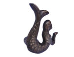 Mermaid Drawer Right Knob Antique Brass Finish Iron