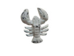 Lobster Drawer Iron Knob Distressed White
