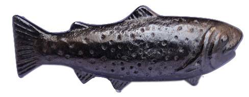 VE187NL Fish Drawer KnobIron Nickel Finish - Image 1