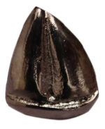 Sailboat Shaped Drawer Knob Nickel Finish Over Iron