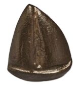 Sailboat Shaped Iron Drawer Knob Antique Brass