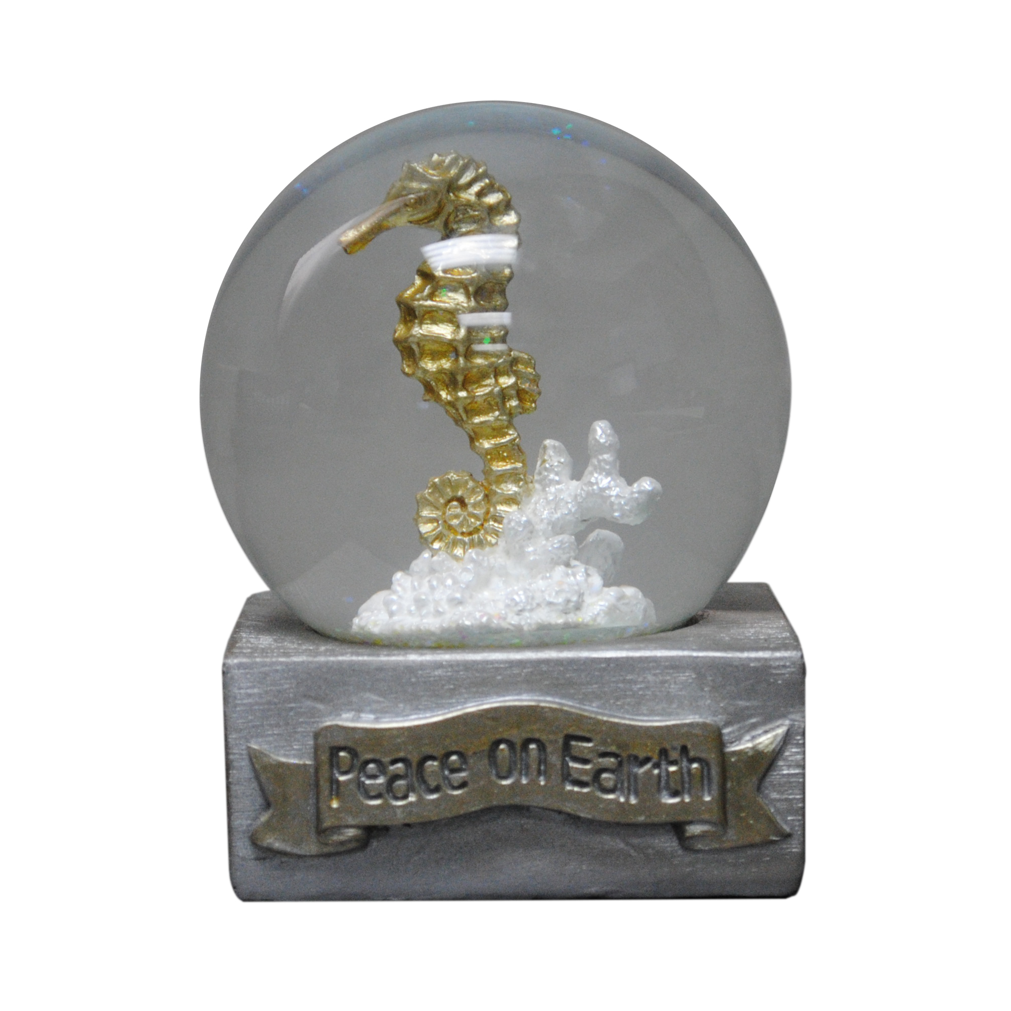 XMS95945-SLG Seahorse Snow Globe - Image 1