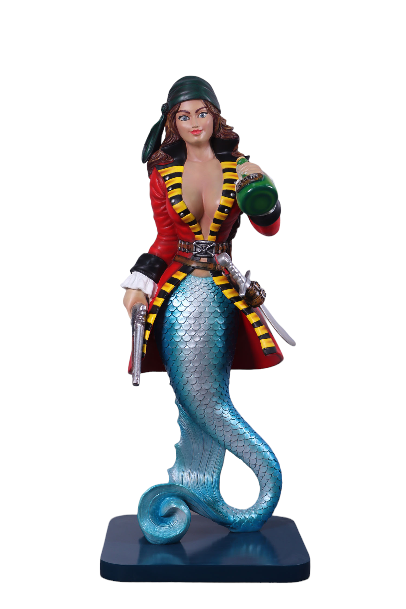 image0 (4)-Photoroom Sassea The Renegade Mermaid Pirate Sculpture 5ft Tall - Image 1